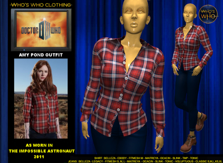 Second Life Marketplace - WW Amy Pond Outfit